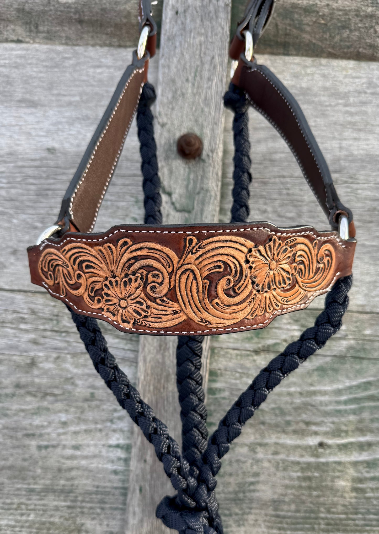 Navy Floral OG Halter