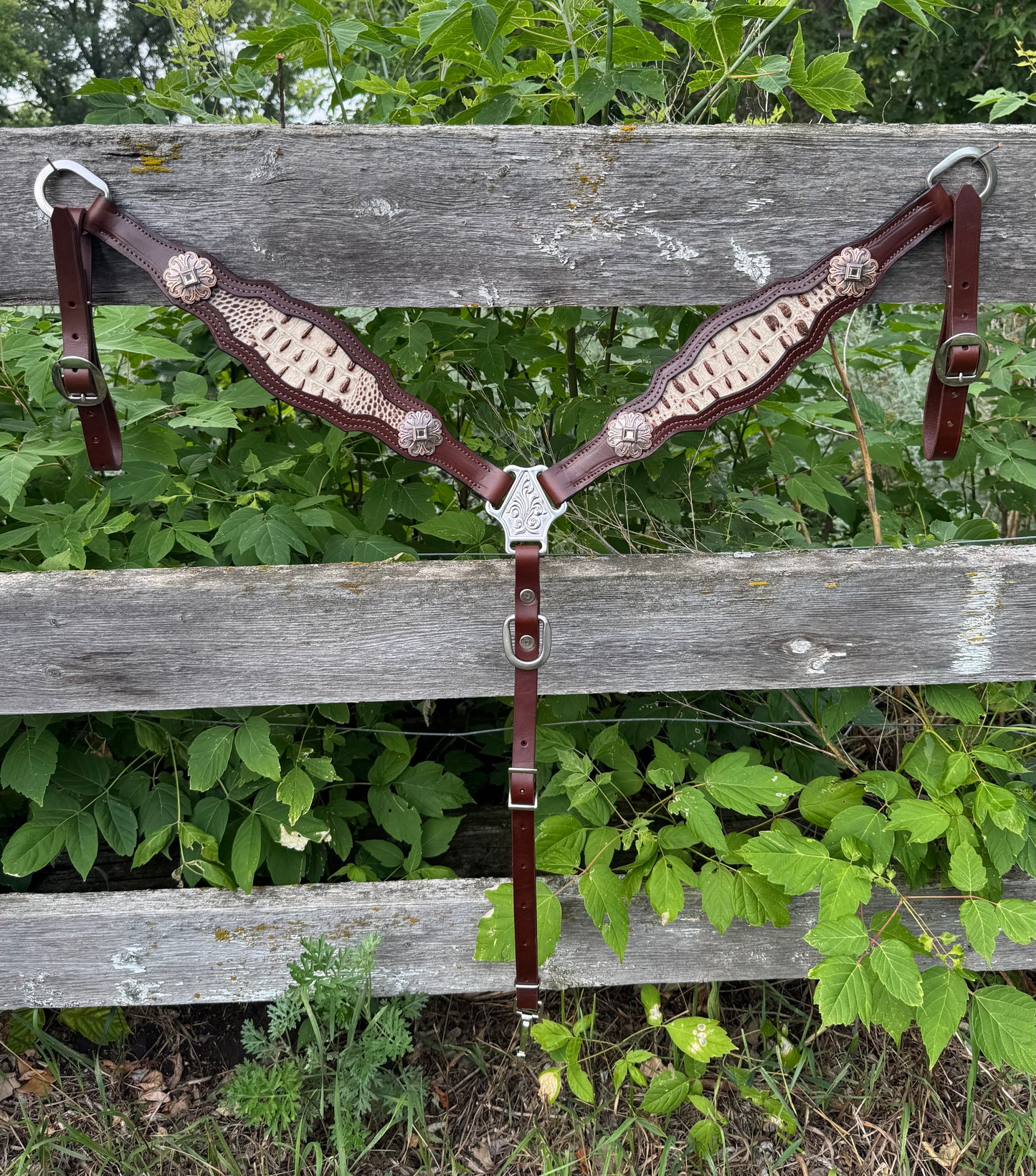 Ivory Gator Breastcollar