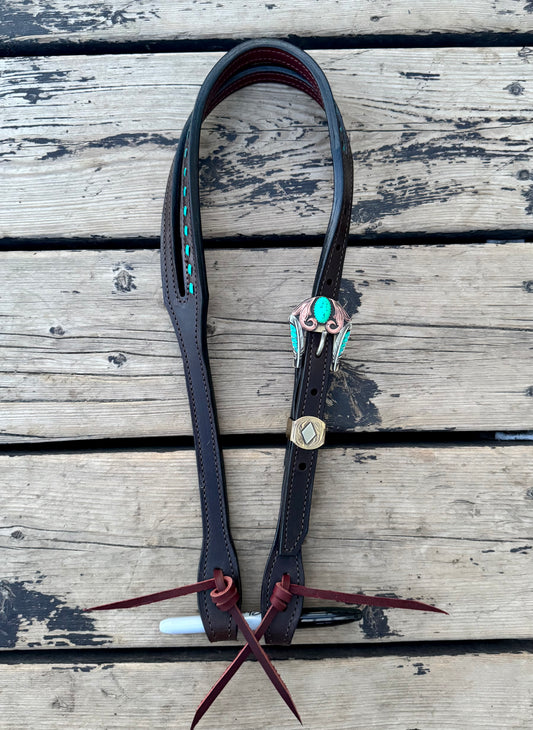 Majestic Flower Headstall