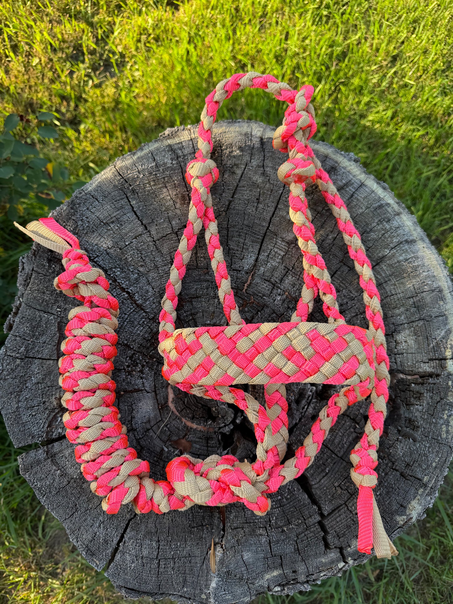 Pink & Tan Halter