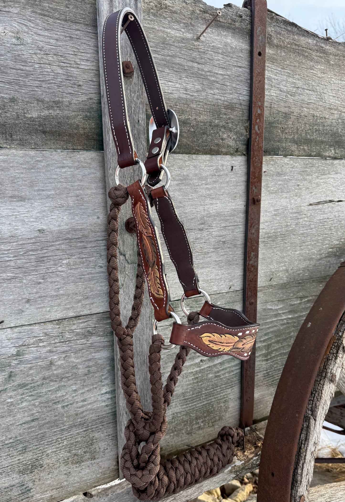 Feather Tooled OG Halter