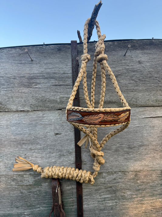 "Metallic Feathers" Halter