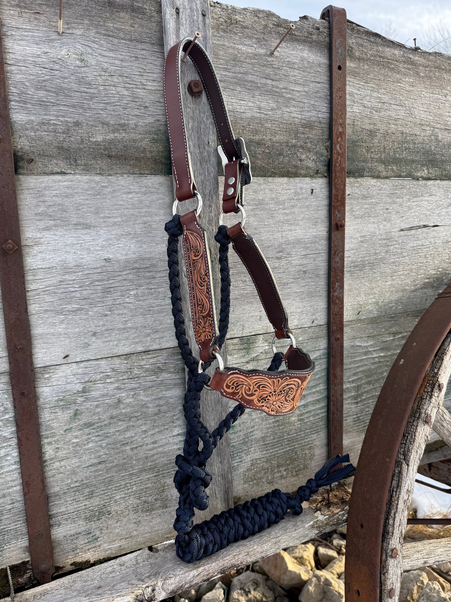 Navy Floral OG Halter