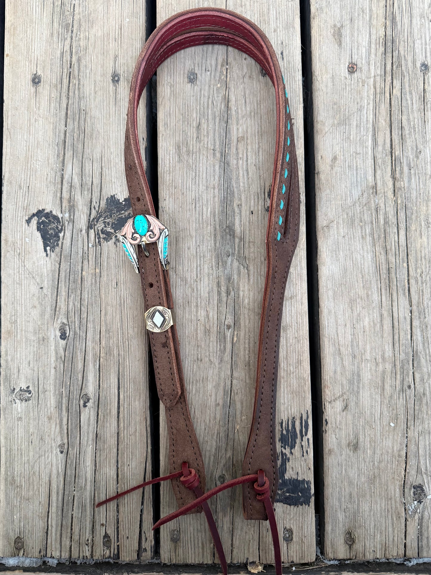 Majestic Flower Split Ear Headstall