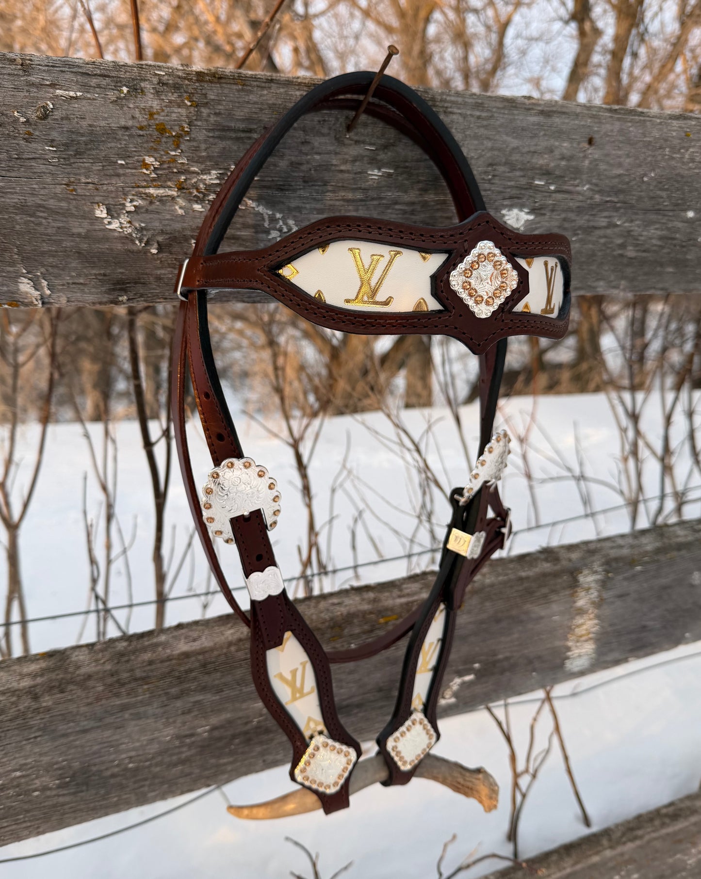 Gold Designer Headstall