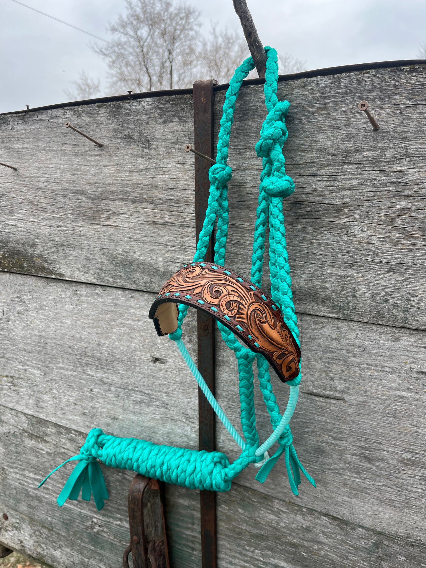 Feather Tooled Halter