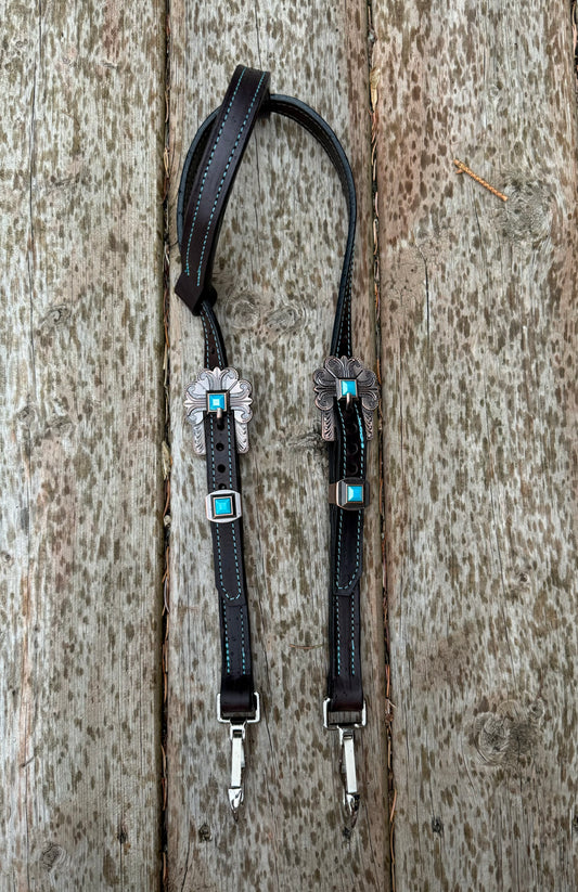 Turquoise Stone Quick Change Headstall