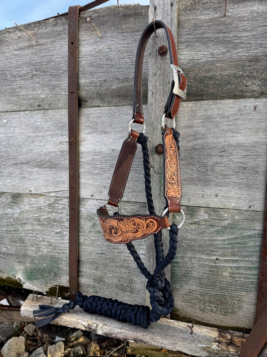 Navy Floral OG Halter