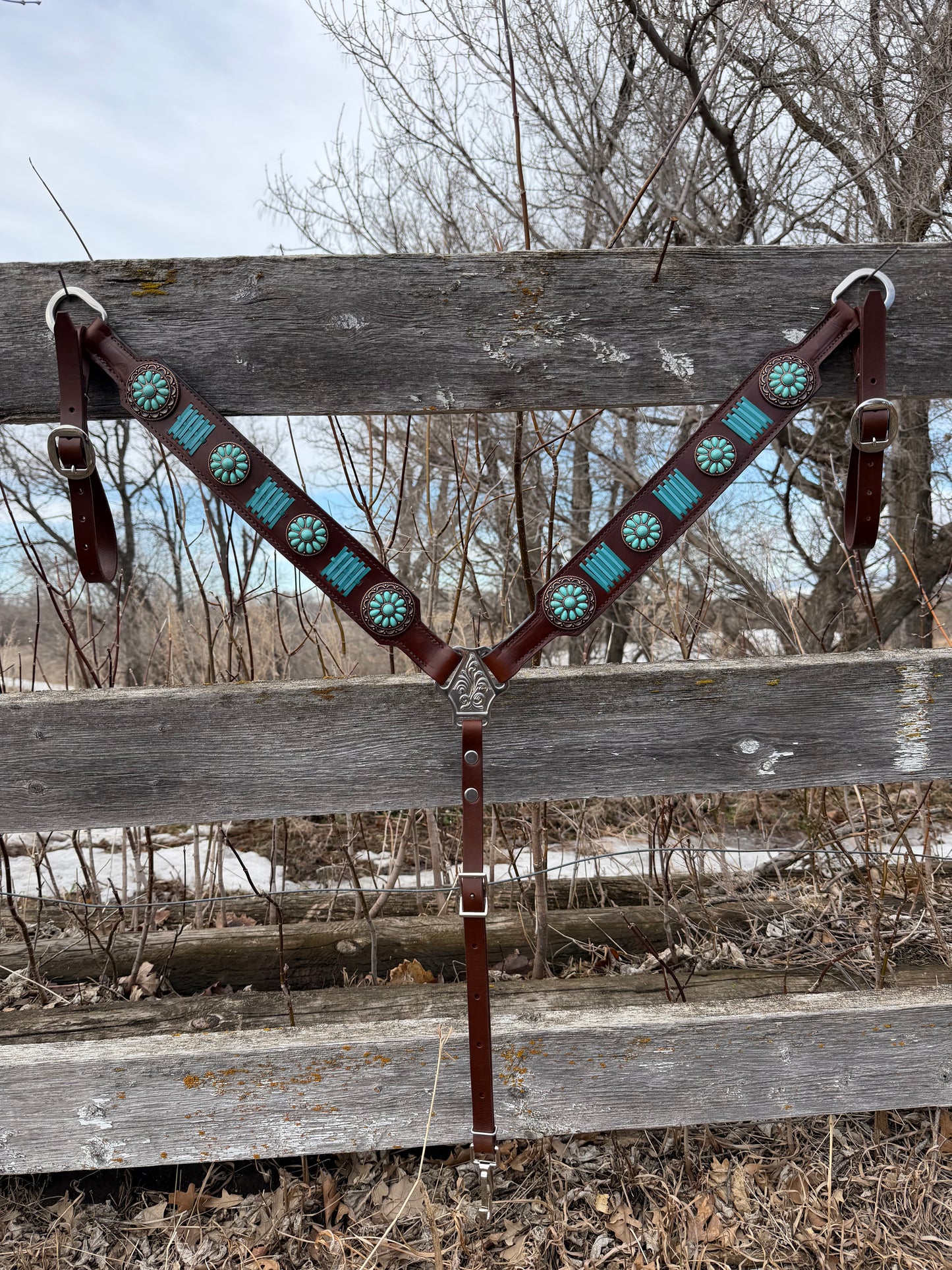 Turquoise Stone Breastcollar