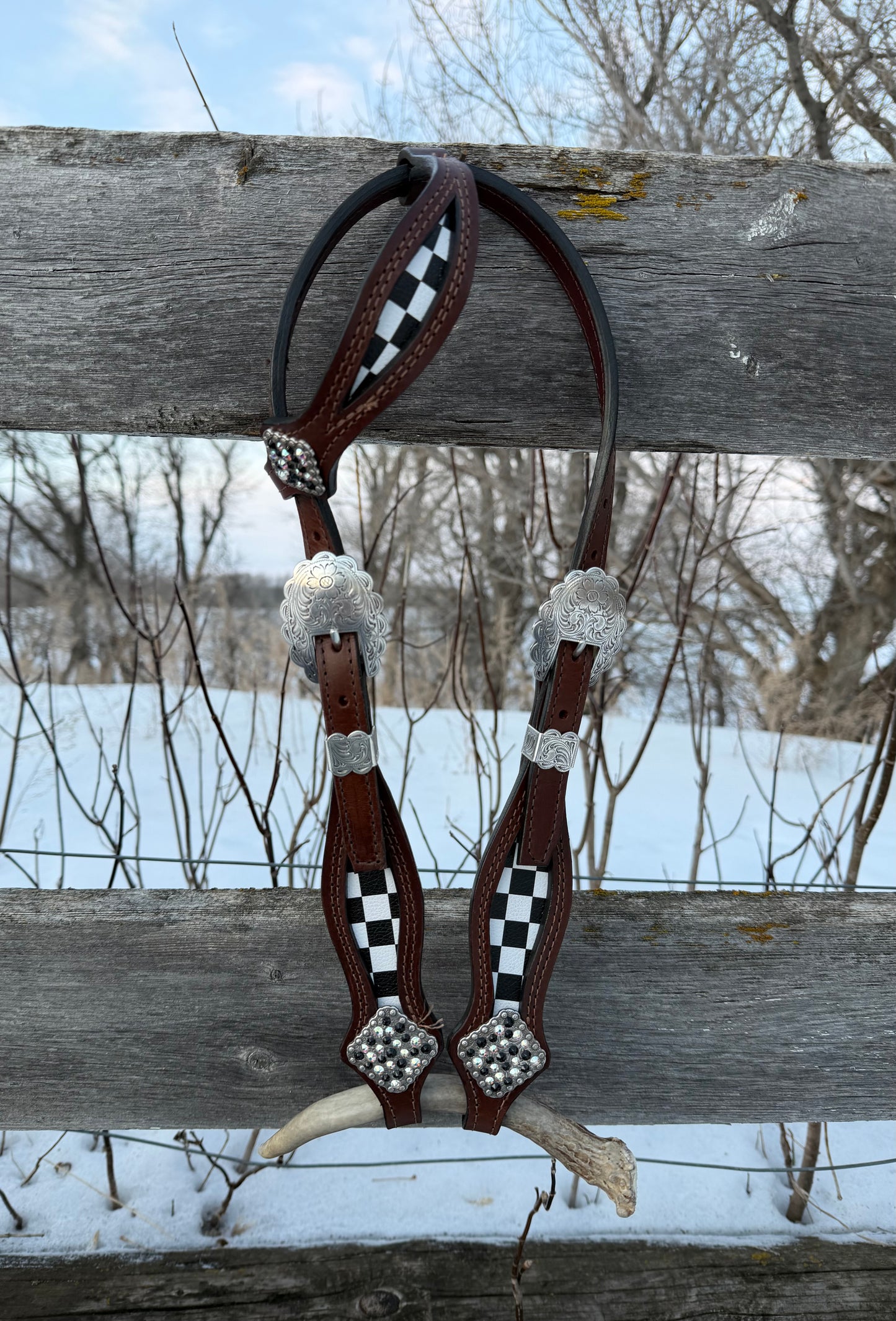 Checkered Headstall