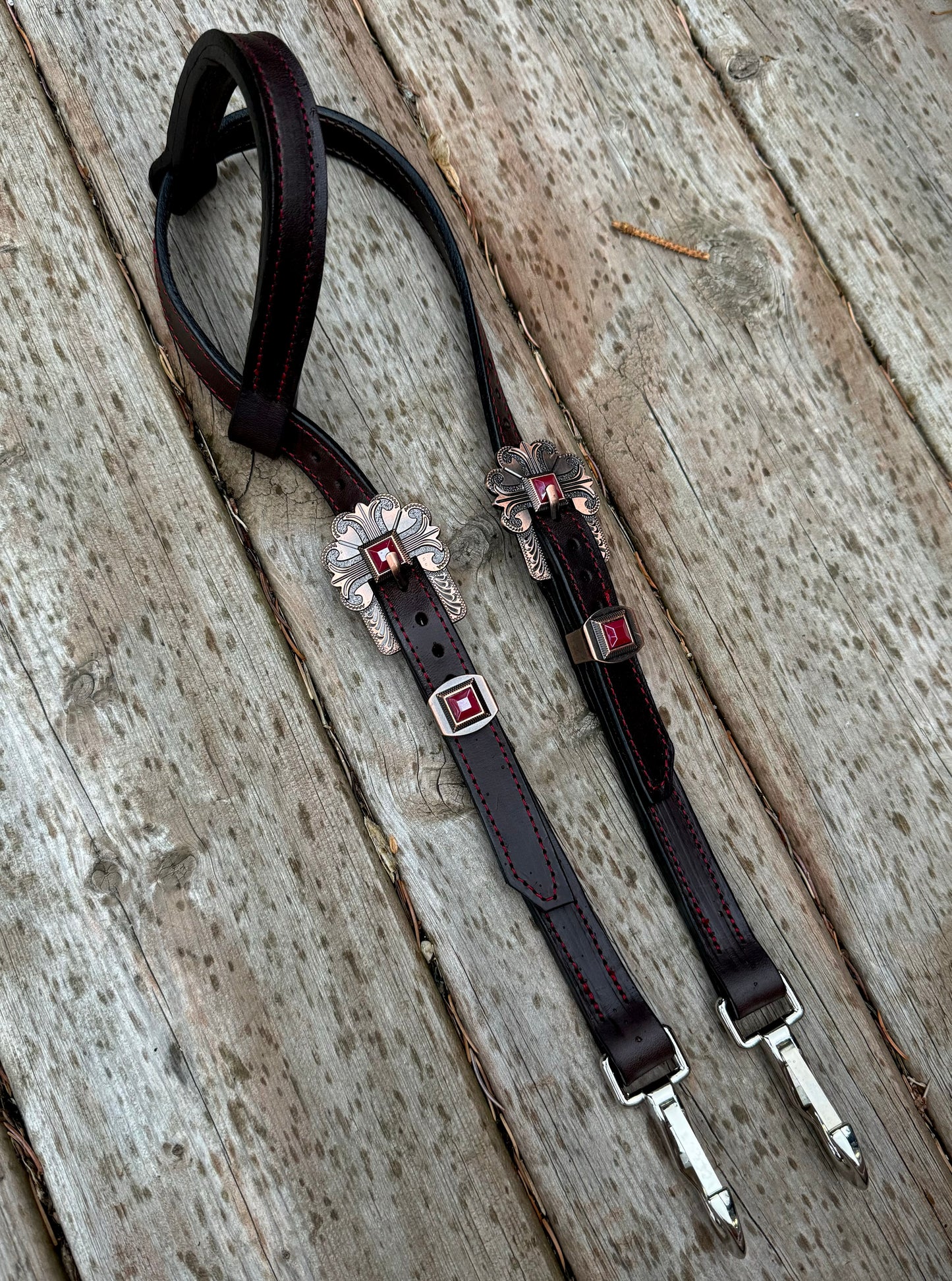 Red Stone Quick Change Headstall