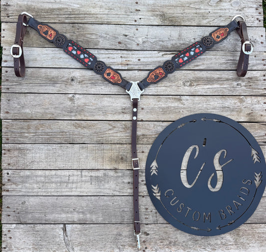 The "Western Gambler" Breastcollar