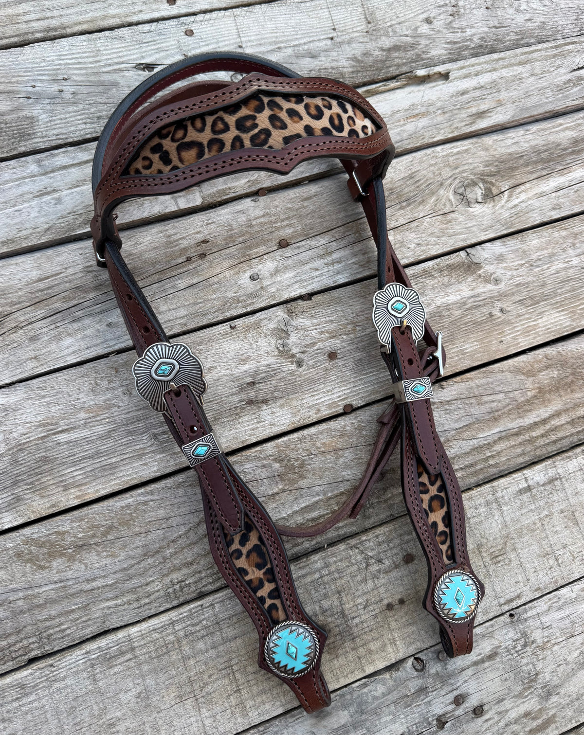 The "Leopard Diva" Headstall