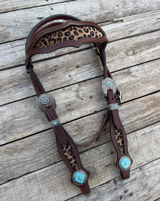 The "Leopard Diva" Headstall