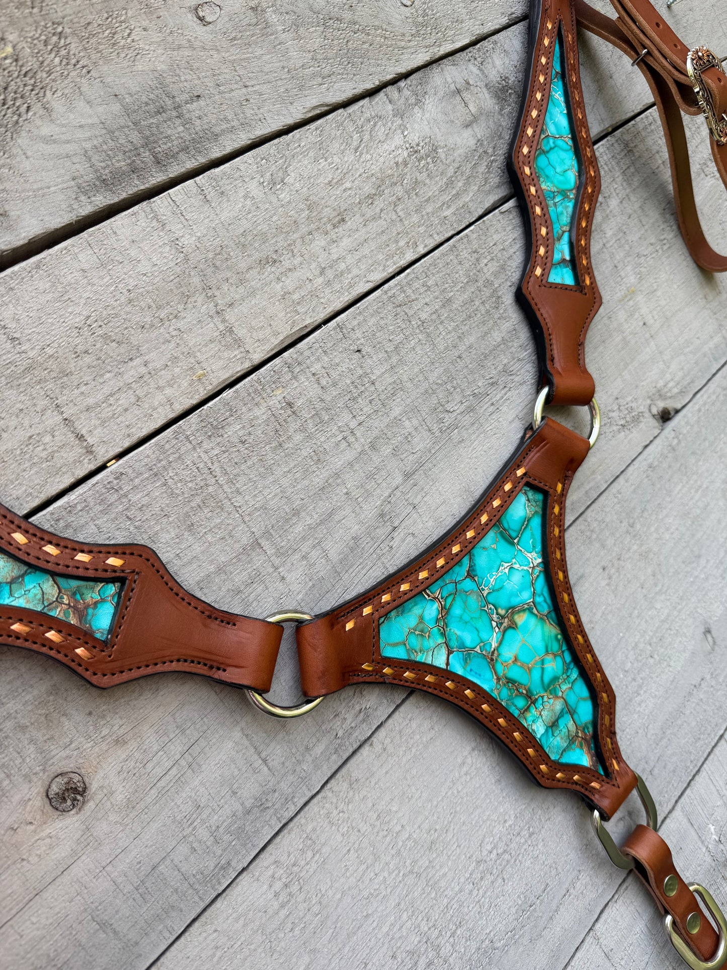 Turquoise Stone Breastcollar