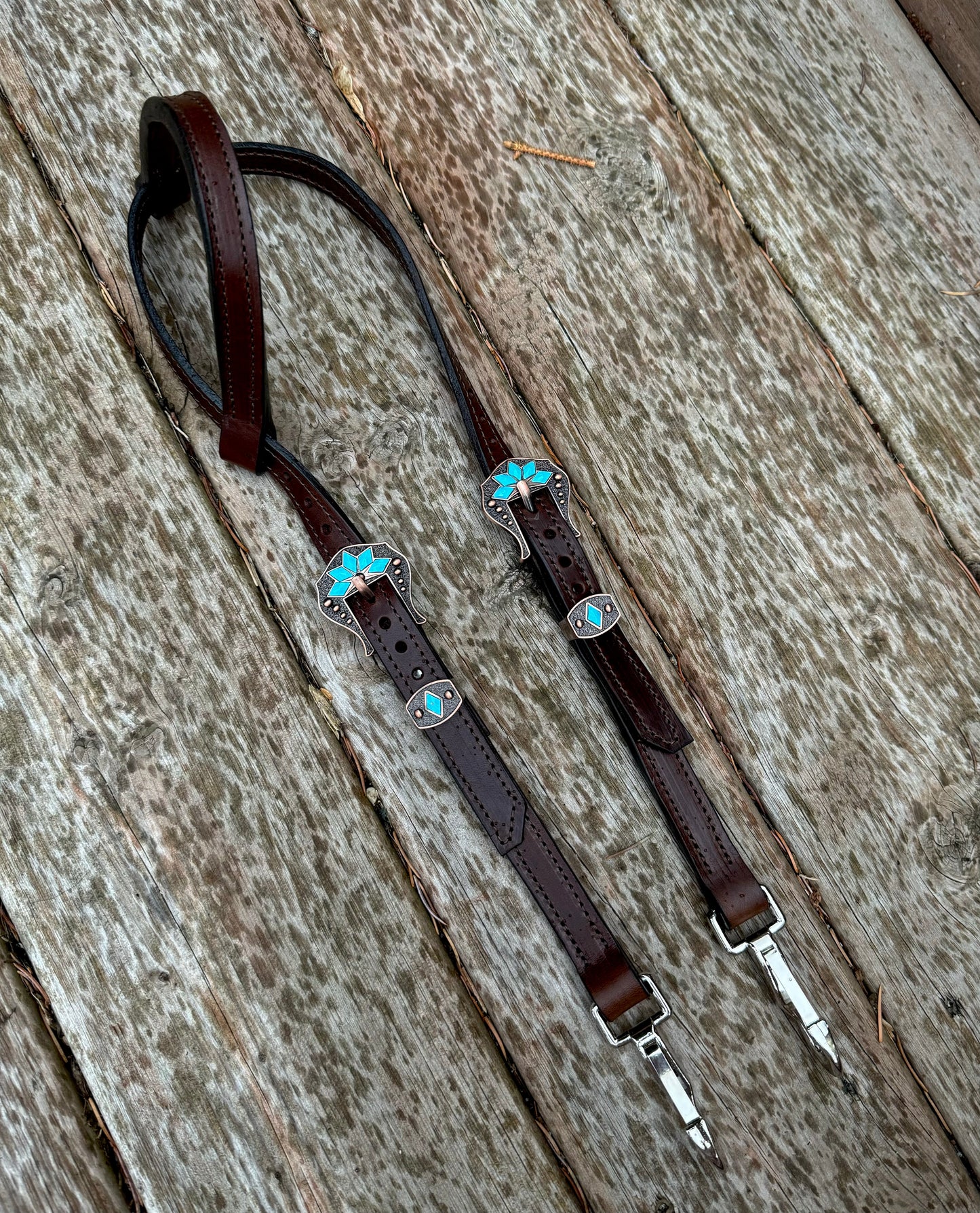 Turquoise Stone Quick Change Headstall