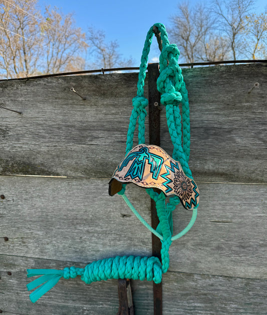 Turquoise Thunderbird Halter