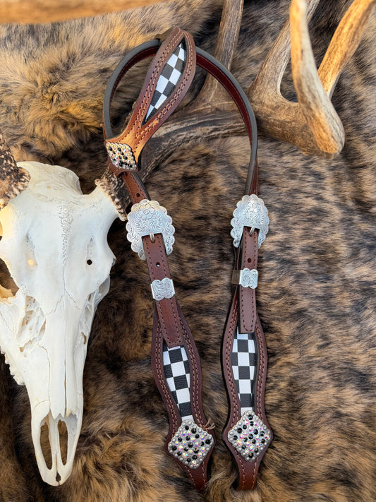 Checkered Headstall