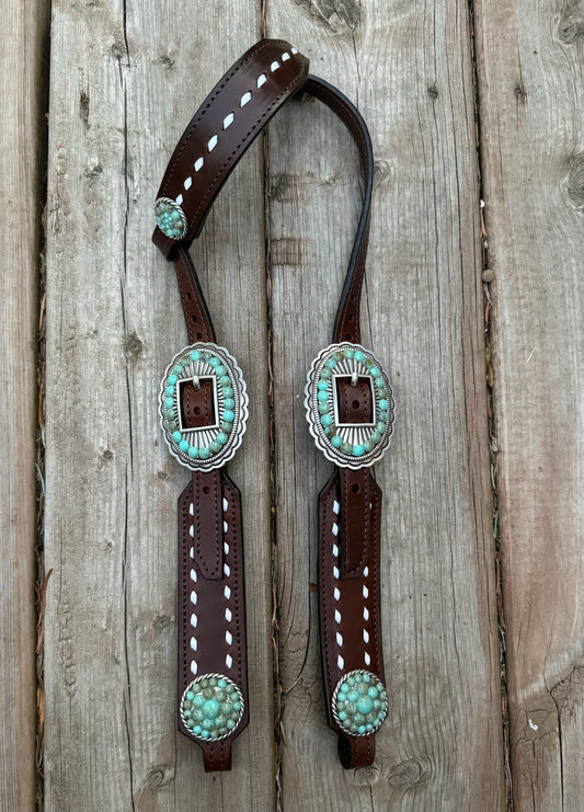 “Roanie” Short Cheek Headstall