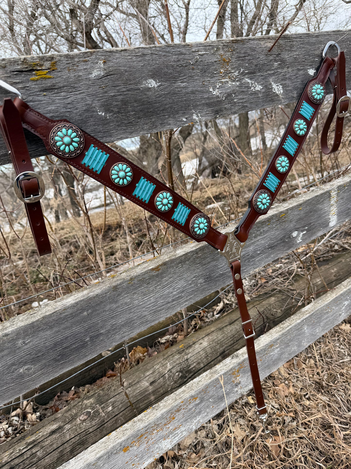 Turquoise Stone Breastcollar