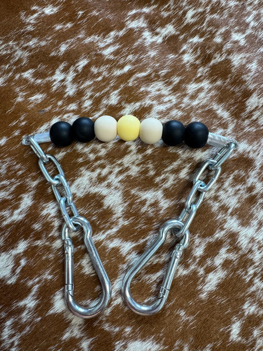 Black, Sand & Yellow Chinstrap