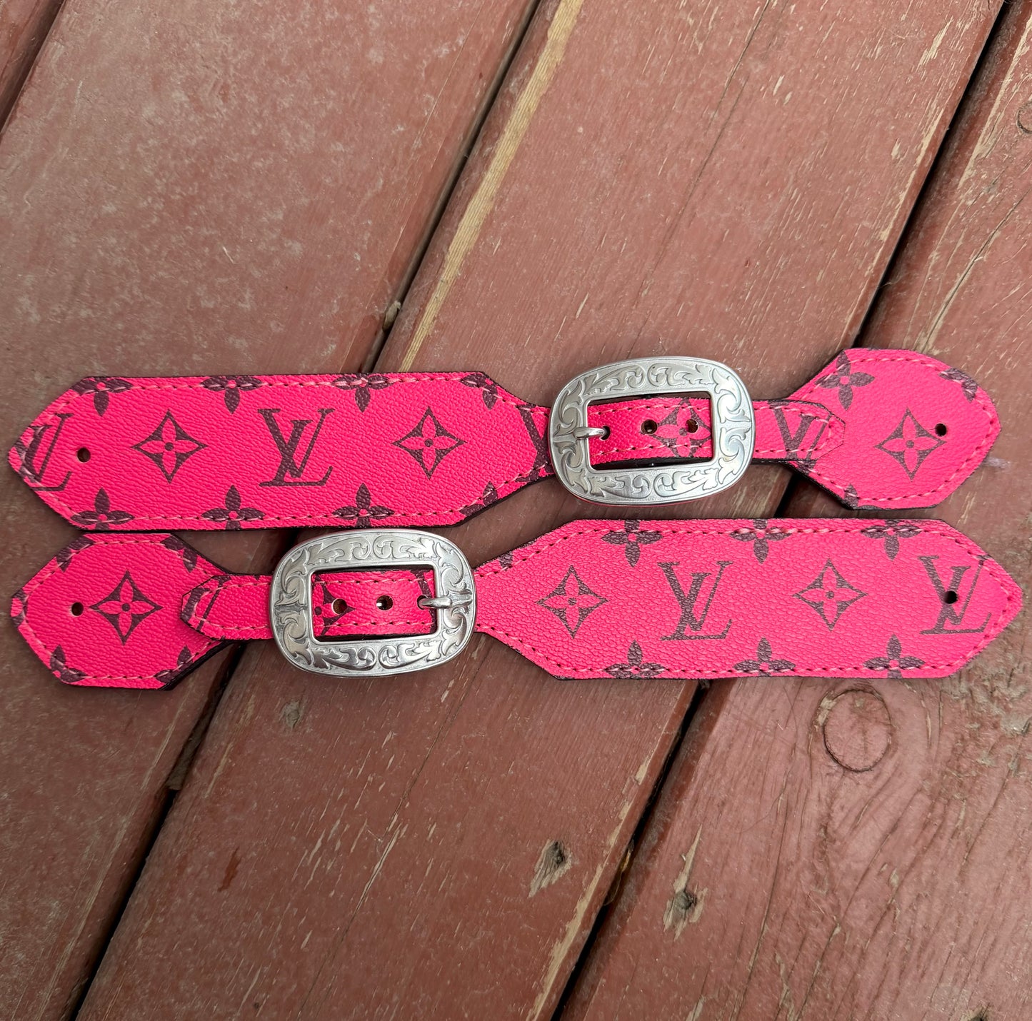 Pink Designer Spur Strap