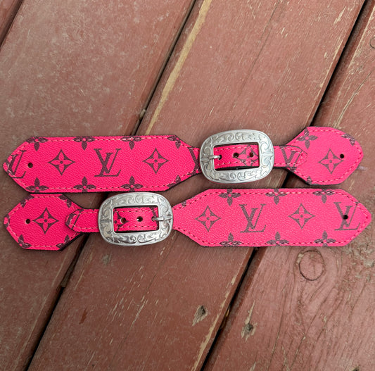 Pink Designer Spur Strap