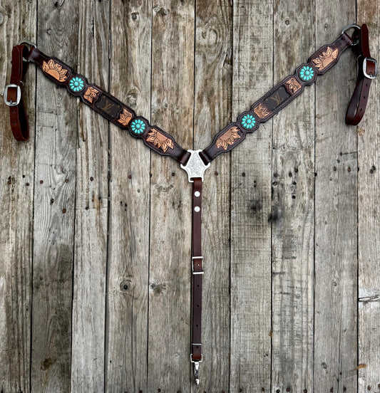 The "Designer Sunflower" Breastcollar