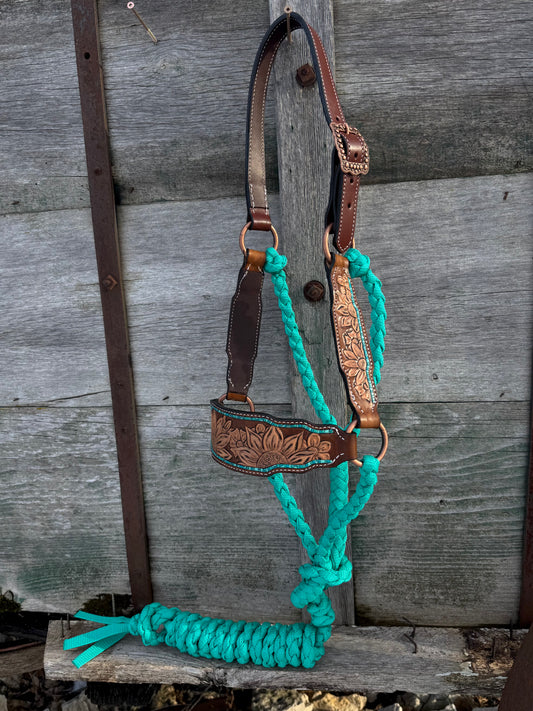 Floral Tooled OG Halter