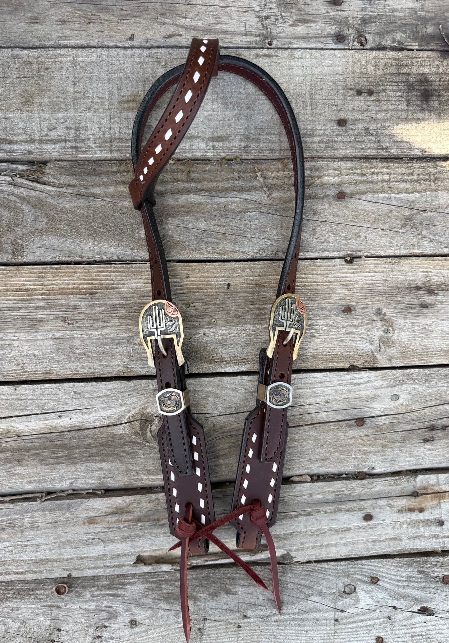 Wild Cactus Short Cheek Headstall