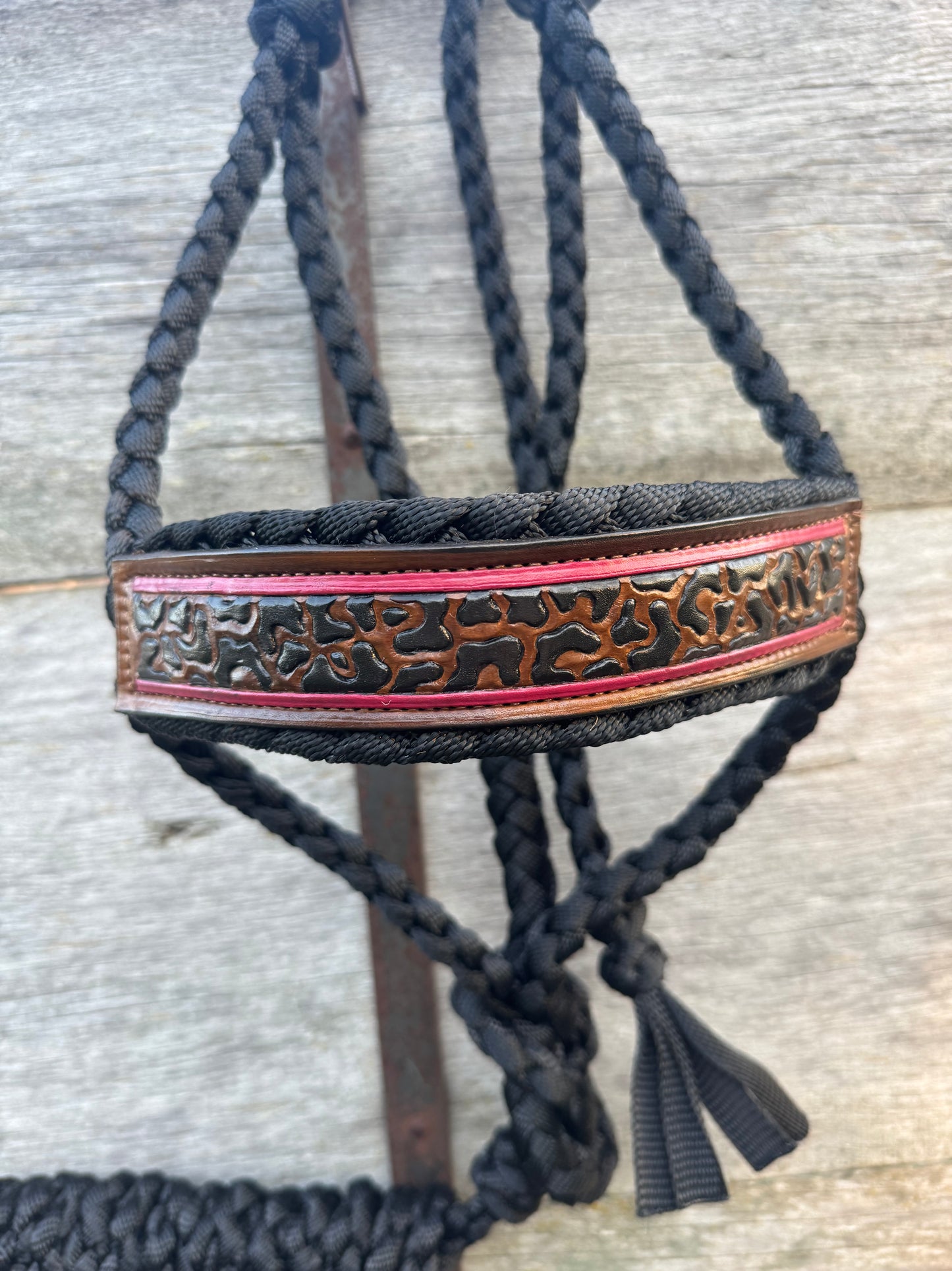 Pink Cheetah Halter