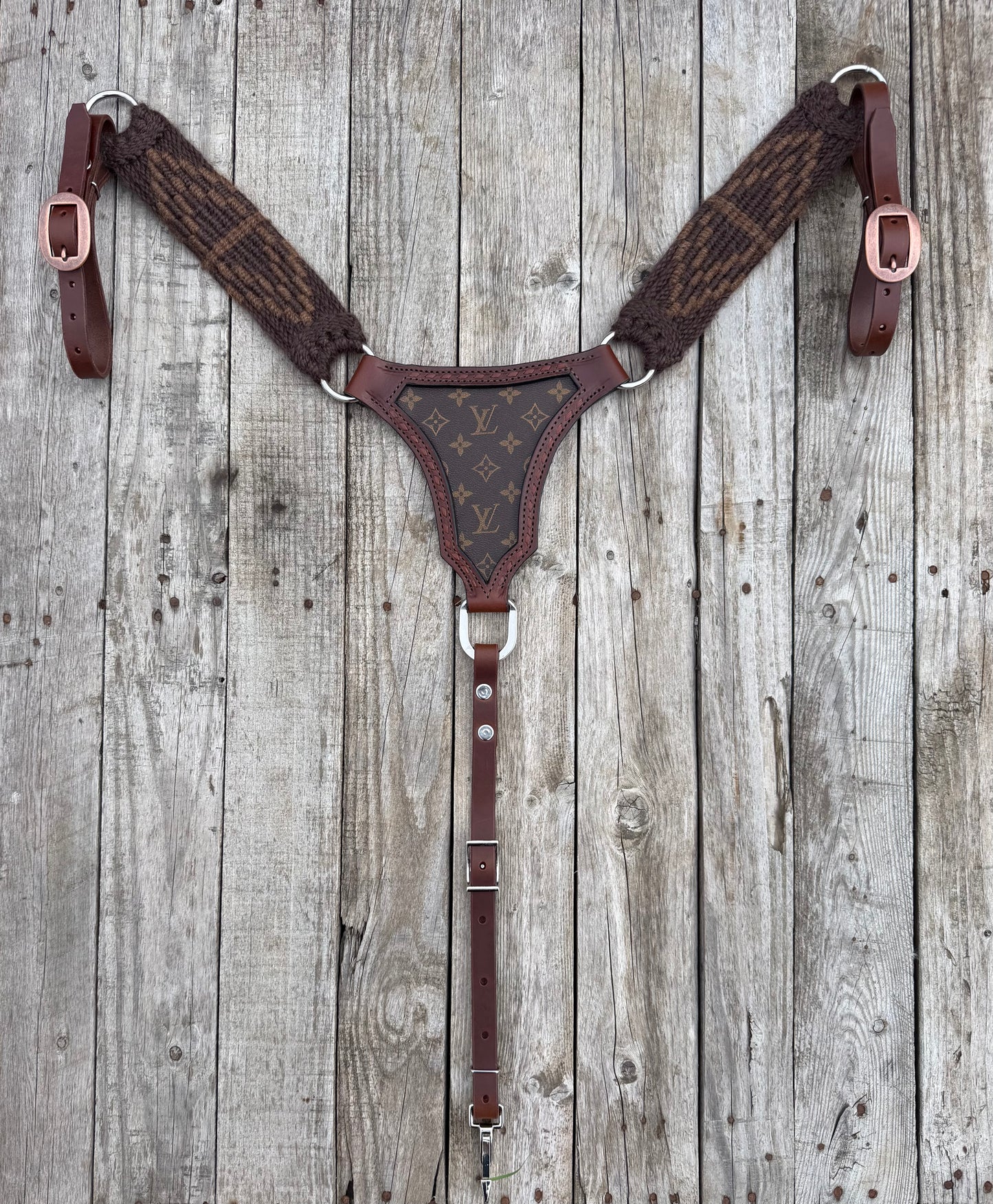 Brown Designer Breastcollar