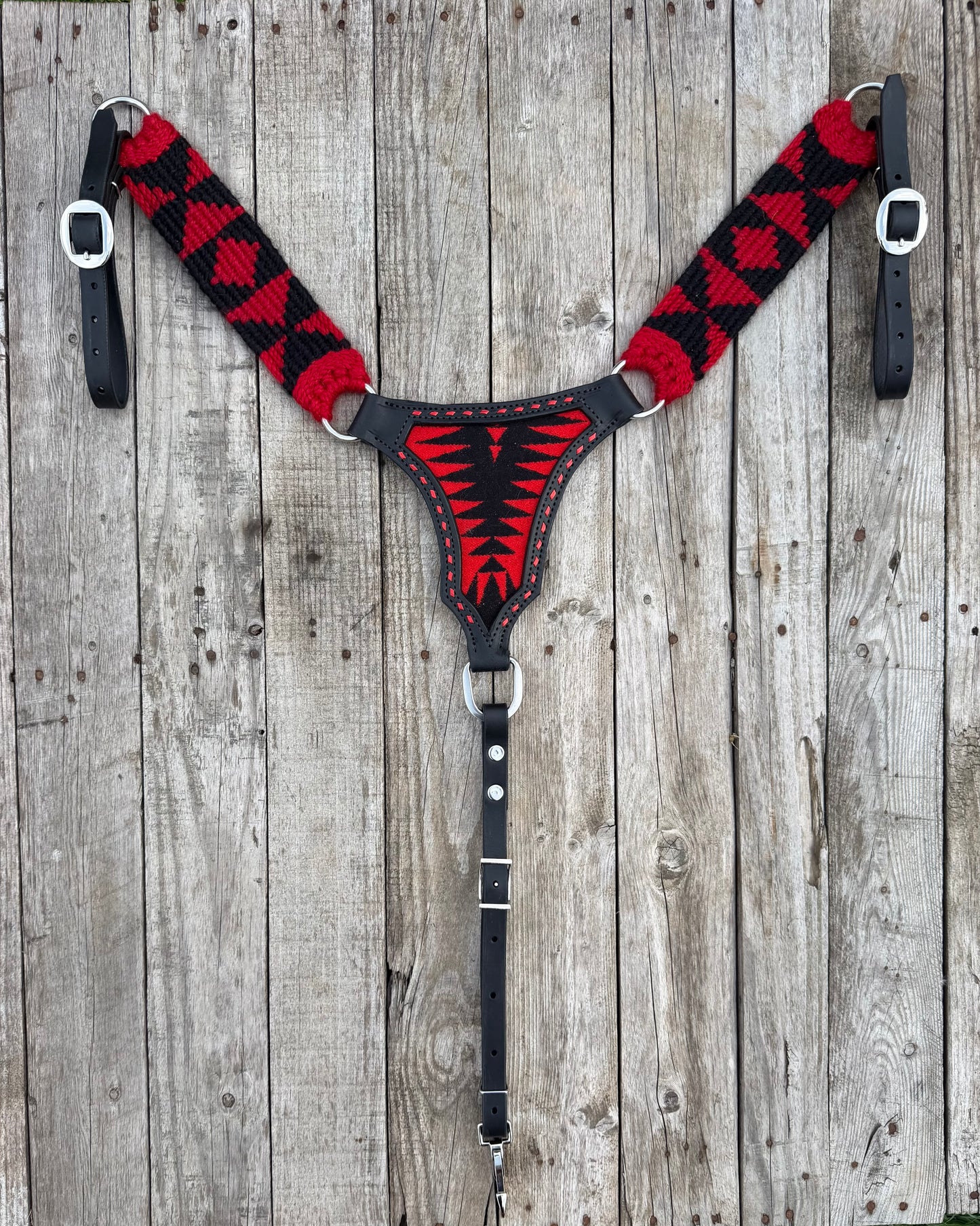 Red Pendleton Breastcollar