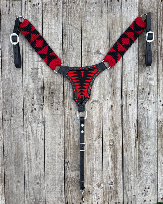 Red Pendleton Breastcollar