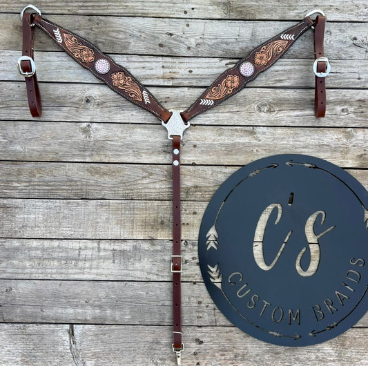 The "Western Twist" Breastcollar