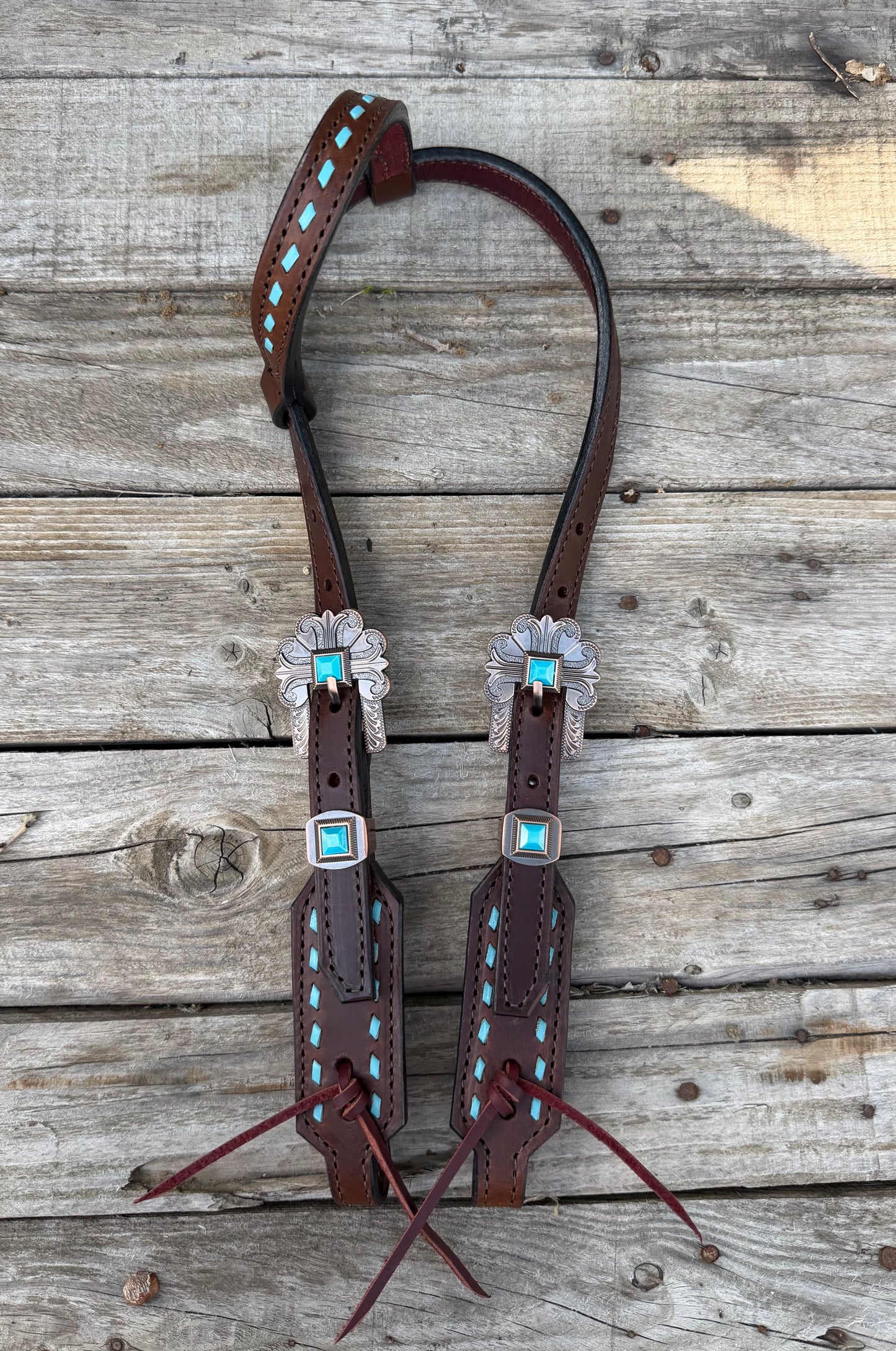 Buckstitch Short Cheek Headstall