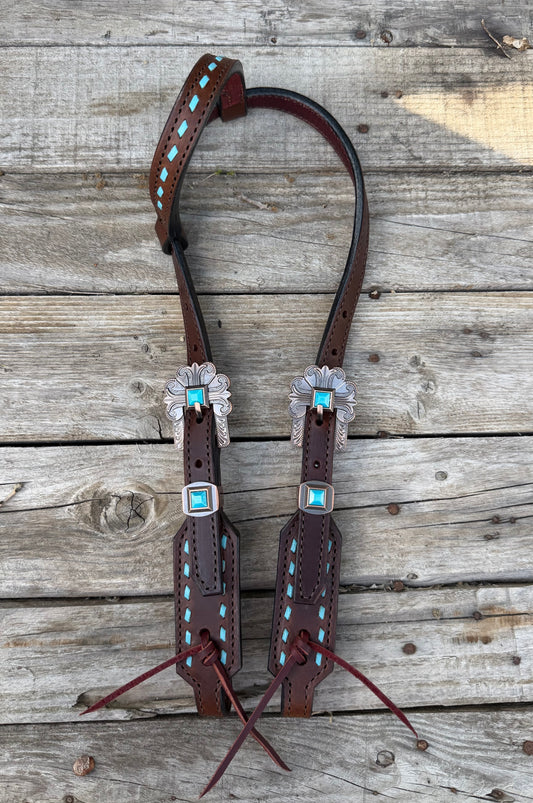 Buckstitch Short Cheek Headstall
