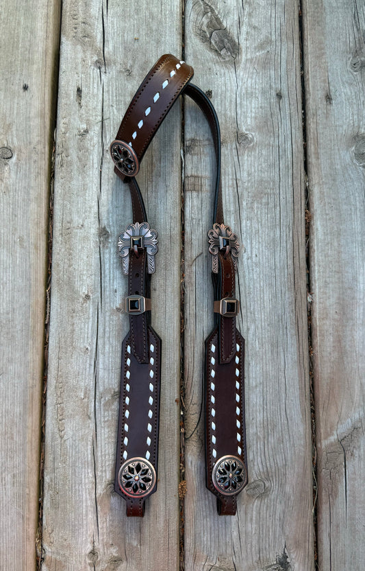 Black Stone Headstall