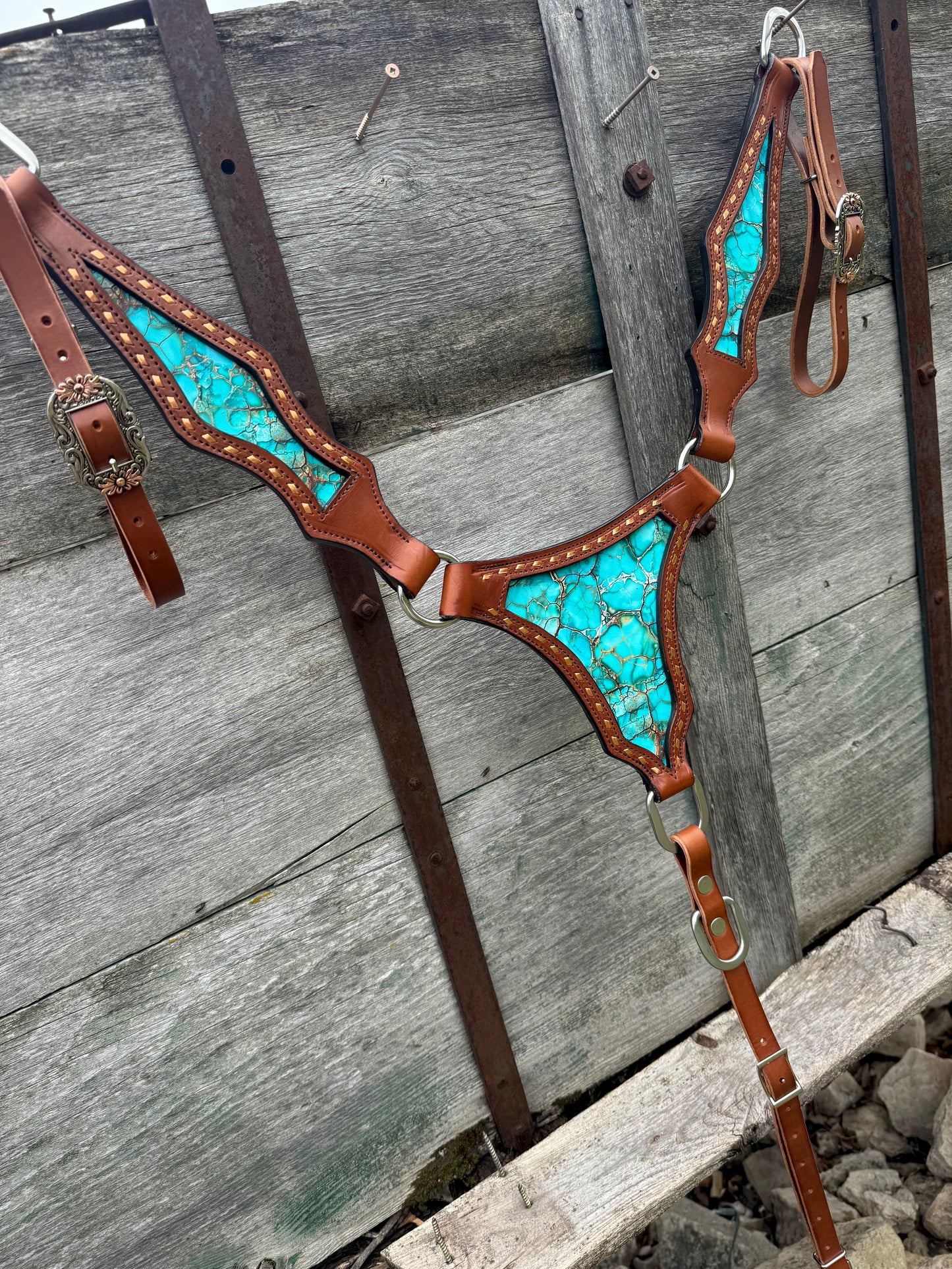 Turquoise Stone Breastcollar